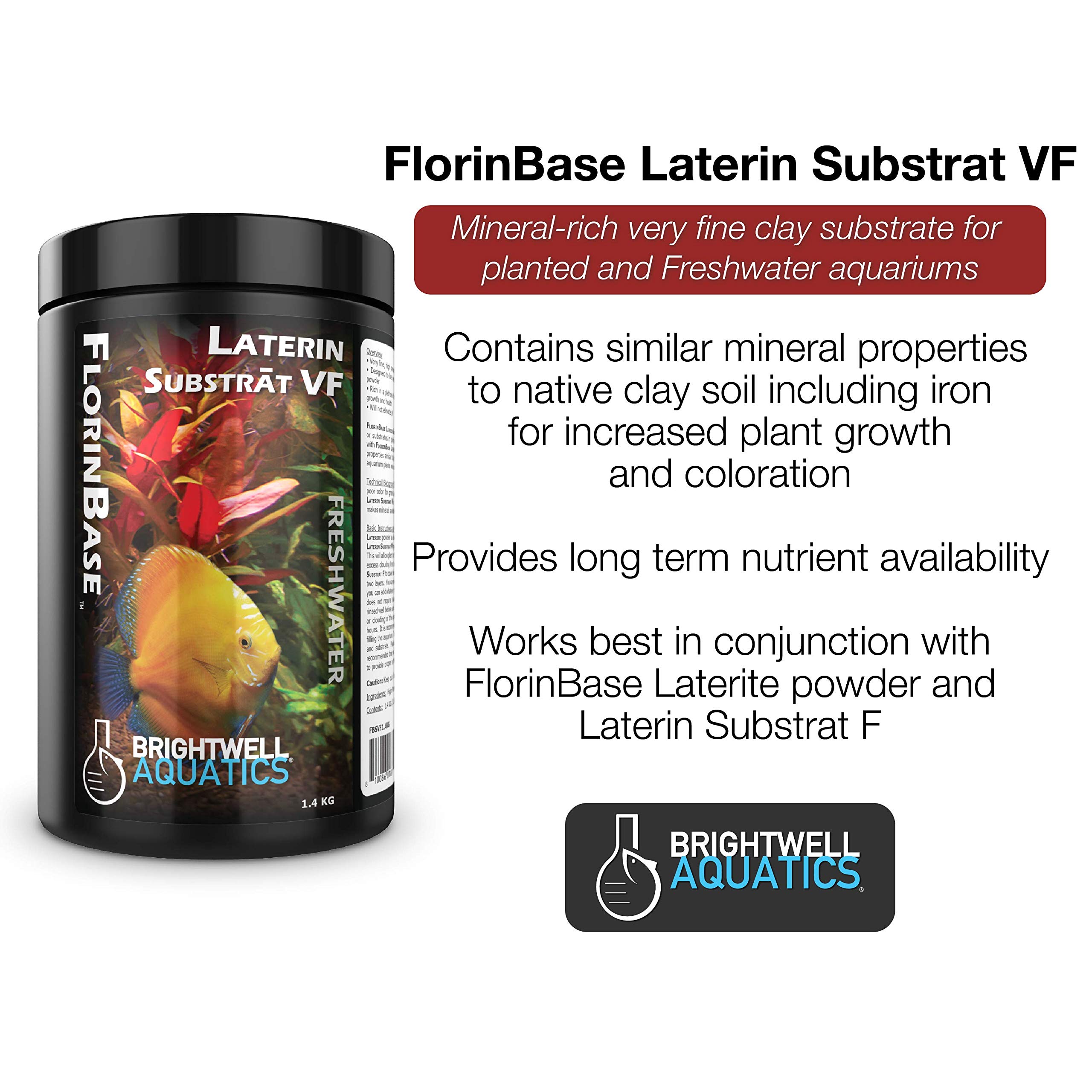 Amazon.com : Brightwell Aquatics FlorinBase Laterin Substrat VF